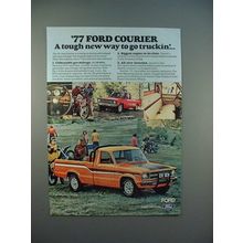 1977 Ford Courier Pickup Truck Ad - Tough New Way