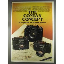 1980 Contax RTS, 139 Quartz, 137 MD Quartz Cameras Ad