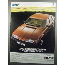 1984 Rover 2000 Car Ad - Good Breeding