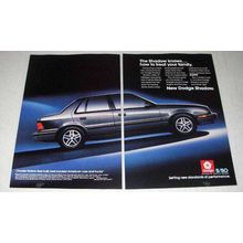 1987 Dodge Shadow Car Ad - How To Treat Your Family