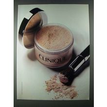 1987 Clinique Cosmetics Powder Ad