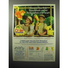 1987 Dole Bananas Ad - Discover Bananimals
