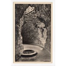 Interior of the Great Tower Flint Castle Postcard Flintshire