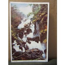 LODO FORCE, CUMBRIA. LAKE DISTRICT. used postcard by H Webster 1963 pm =