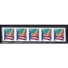 3281c 33c U.S. Flag Over City Very Fine MNH PNC 5555/5 KA9392