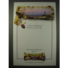 2005 Nature Valley Trail Mix Fruit 'N Nut Ad - Let Nature Valley take you
