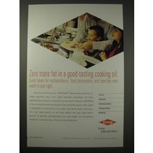 2005 Dow NATREON Oil Ad - Zero trans fat in a good-tasting cooking oil: Good