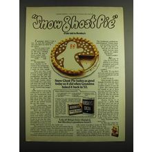 1972 Hershey's Cocoa Advertisement - recipe for Snow Ghost Pie