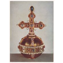 Emperor Mathias Imperial Orb Of Austria Crown Wien Postcard