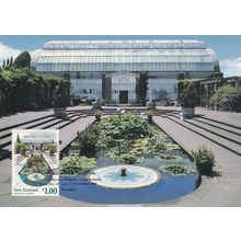 Wintergardens Auckland New Zealand Rare Postcard First Day Cover