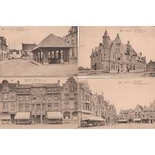 Dixmude Belgium Post Office Fish Market Casino 4x Old Postcard s