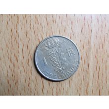 Belgium 1968 1 Franc Belgique (French Text) Coin