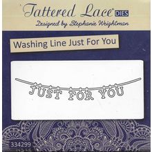 Washing Line Just For You Die. Tattered Lace. Die Cutting Cardmaking Crafts