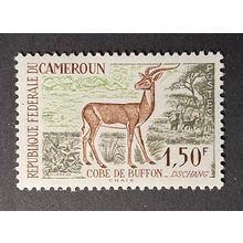 STAMP Cameroun SG311 1962 1Fr50 Ugandan Kob Mint Hinged