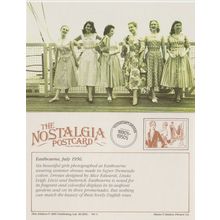 Postcard Models Super Tremendo Cotton Dress Eastbourne 1956 - Nostalgia