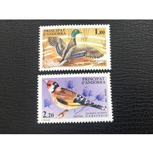 ICOLLECTZONE Andorra 340-41 VF NH Birds