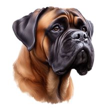 110 Bullmastiff Poster Canvas Movie Film Print A0 A1 A2 A3 A4 A5 A6 Art Wall Dec