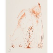 Salvador Dalí (1904-1989). Narcissus, from Album, 1968 Poster Canvas Movie Film