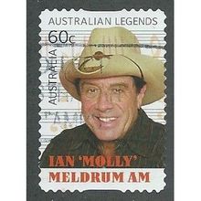 AUS 2013 60c (S/A) 'AUSTRALIAN LEGENDS-IAN MOLLY MELDRUM' FINE USED (EBID36-185)