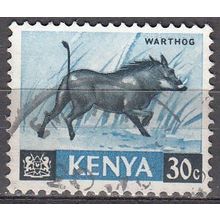 Kenia 1966 Michel 24 O Cote (2005) 0.10 Euro Phacochère de Somalie Cachet rond