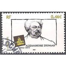 France 2002 Michel 3675 O Cote (2008) 1.00 € Alexandre Dumas Cachet rond