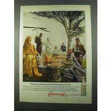 1969 Smirnoff Vodka Ad - Worth Dropping by For