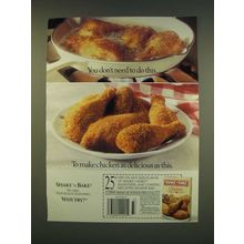 1990 Shake'n Bake Ad - You don't need to do this to make chicken as delicious