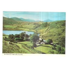 WATENDLATH tarn & village, BORROWDALE, CUMBRIA unused postcard. colourmaster =