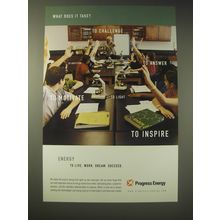 2003 Progress Energy Advertisement