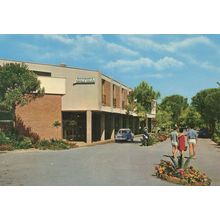 Riva Dela Sole French International Village Restaurant Bar Postcard