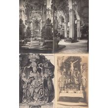 Kloster Andechs Kirche Ammersee Statue 4x Religious Postcard s