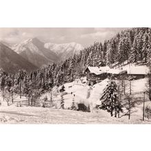 Berghotel Sudelfeld In Winter German Vintage Real Photo Postcard