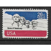 USA 1974 AIR 26c MT RUSHMORE NATIONAL MEMORIAL SG A1522 FINE USED#3