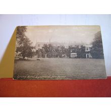 GRAND HOTEL, NEW FOREST, LYNDHURST, HAMPSHIRE unused antique postcard Frith =