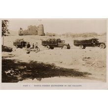 Rosita Forbes Balkans Expedition Real Photo Lorry Desert Old PB Postcard