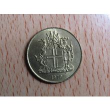 Iceland 1970 1 Krona Coin