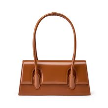 Genuine Leather Women's Beach Bag Shoulder Bag Brown