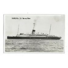 I.O.M.S.P.Co SS Ben-My-Chree, RP Postcard.