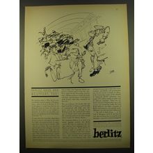 1961 Berlitz School Ad - Parlez-Vous and Westport, too!