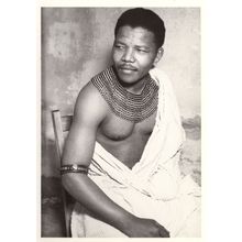 Nelson Mandela Strong Historic Portrait Award Photo Postcard