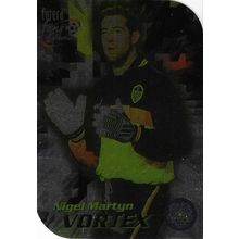 Futera's Leeds Utd 1999 Fans' Selection: Vortex Foil - Card No. V5, Martyn