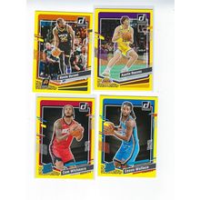 2023-24 donruss YELLOW FLOOD LOT OF 95 INCLUDING ROOKIES
