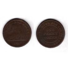 Great Britain. Flintshire Lead Works Penny 1813. dy14169