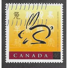 CAN 1999 46c 'CHINESE NEW YEAR - RABBIT' FINE USED (EBID71-550)