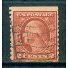 Used 492 2c George Washington Barely Clears A09853