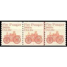 1908 20c Fire Pumper Fine MNH Dry Gum PNC 3/3 G0234