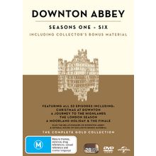 Downton Abbey Season 1-6 Gold Boxset DVD | Region 4 & 2