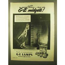 1945 General Electric Photoflash Lamps Ad - Christmas