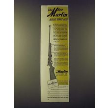 1945 Marlin Model 80-DL Rifle Ad - The best Marlin Rifles since 1870