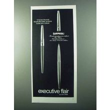 1971 Executive Flair Pen Ad - To The Rest of the World